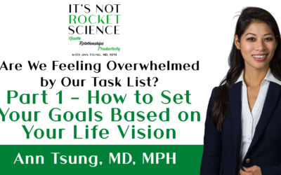 Episode 25: Are We Feeling Overwhelmed by Our Task List? Part 1 – How to Set Your Goals Based on Your Life Vision