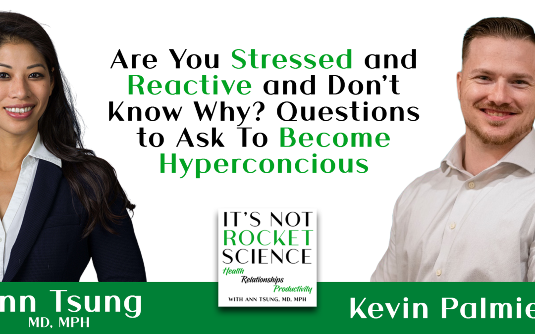 Episode 32: Are You Stressed and Reactive and Don’t Know Why? Questions to Ask To Become Hyperconcious with Kevin Palmieri – Founder, CFO, and Host of Next Level University